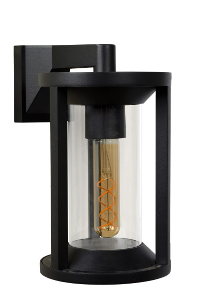 Wandleuchte CADIX in schwarz aus Aluminium
