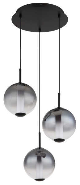 Hängeleuchte LACY in schwarz aus Metall