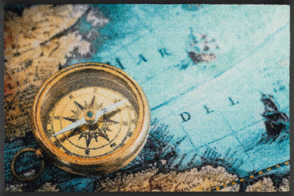 Fußmatte NAUTICUS in mehrfarbig aus Polyamid