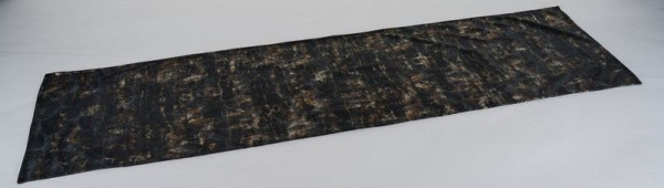 Tischläufer Samt in schwarz aus Kunststoff