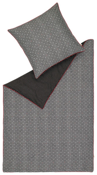 Bettwäsche ESPRIT HOME ESPRIT E-HERITAGE in schwarz/weiß aus Baumwolle