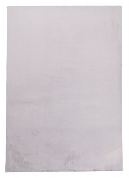Teppich PLUSH hellgrau in grau aus Polyester
