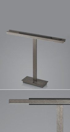 Tischleuchte ELEMENTS BEN in goldfarben aus Metall