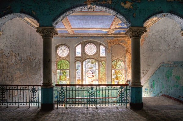 Akustikbild LOST PLACE 2 aus Materialmix