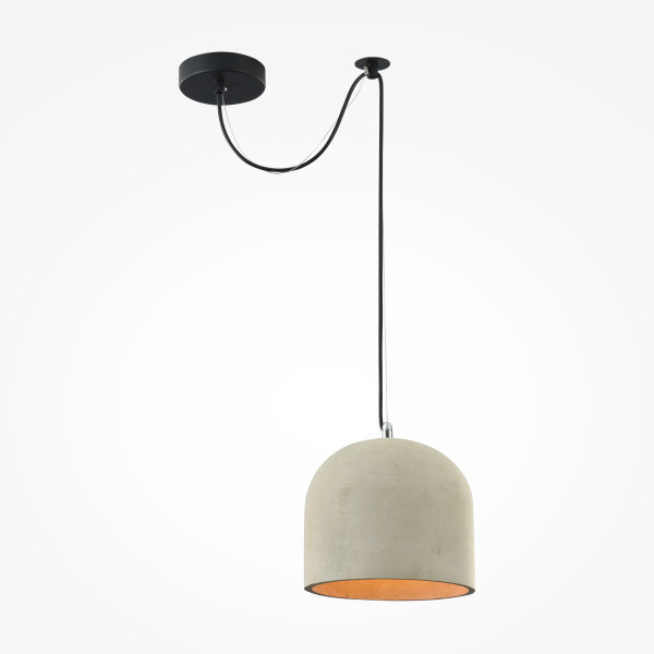 Pendelleuchte BRONI in schwarz aus Metall