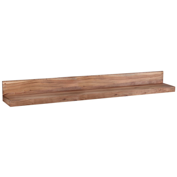 Wandregal MUMBAI in braun aus Holz