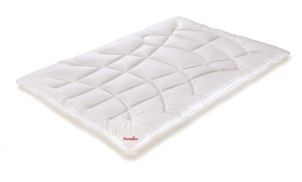 Ganzjahresbett DALA warm in weiß aus Polyester