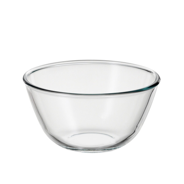 Rührschüssel in klar aus Glas