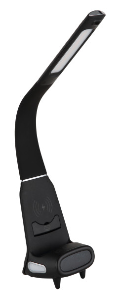 Tischleuchte MALIK in schwarz aus Kunststoff