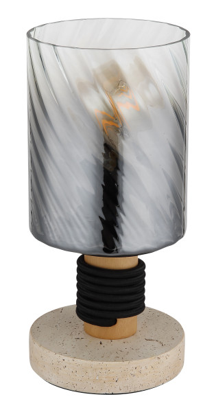 Tischleuchte OSBORNE in beige aus Beton