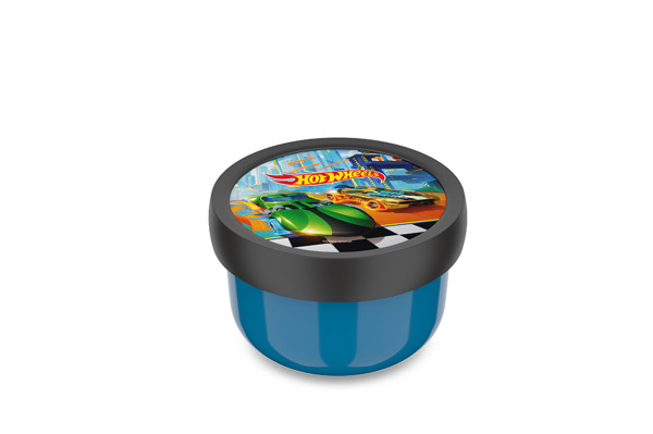 Snackbox HOT WHEELS in blau aus Kunststoff