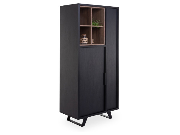 Vitrine HARPER MONSCHAU in Eiche aus Dekor