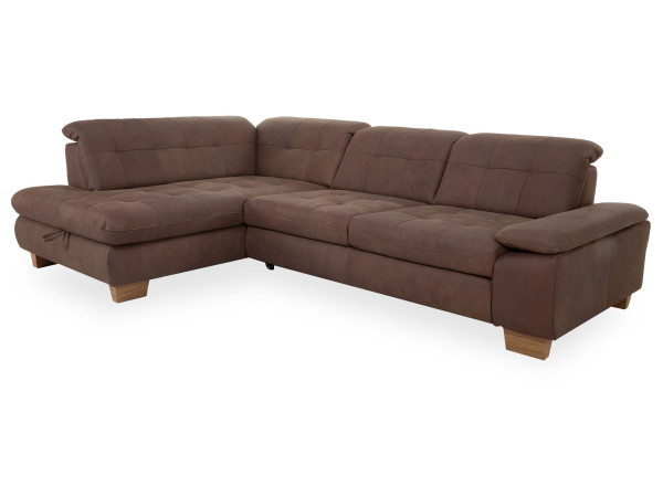 Polsterecke SYSTEMPOLSTER MARLA in beige aus Leder