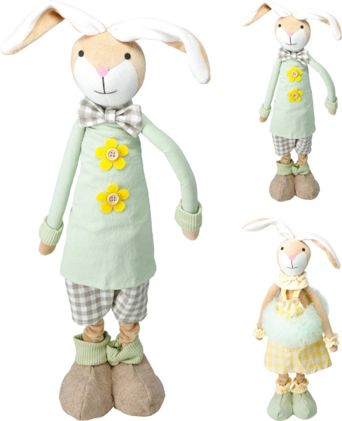 Hase in mehrfarbig aus Polyester