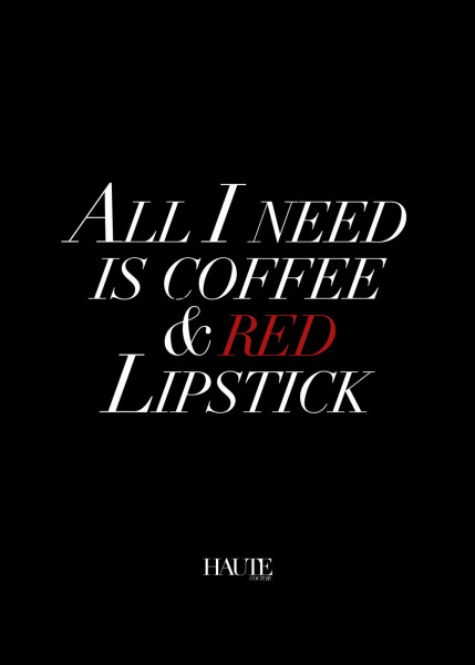 Posterboard RED LIPSTICK