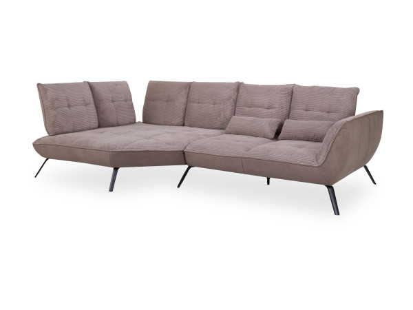 Polsterecke vito TICONA in taupe aus Stoff