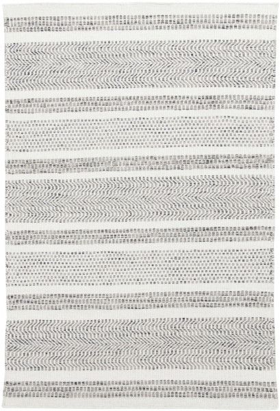 Teppich TRONDHEIM in grau aus Schurwolle