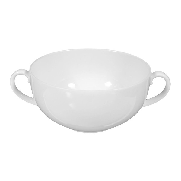 Suppentasse LIANE in weiß aus Porzellan