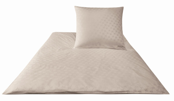 Kissenbezug JOOP! Mako-Satin in sand aus Baumwolle