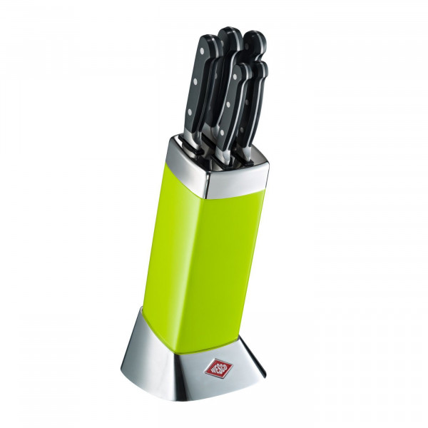 Messerblock CLASSIC grün (BHT 15x30x19 cm)