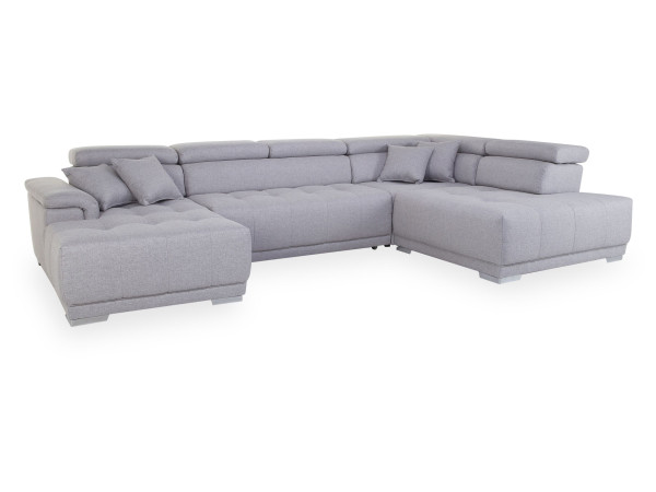 Polsterecke HARPER MALABO in 6142 silver aus Stoff