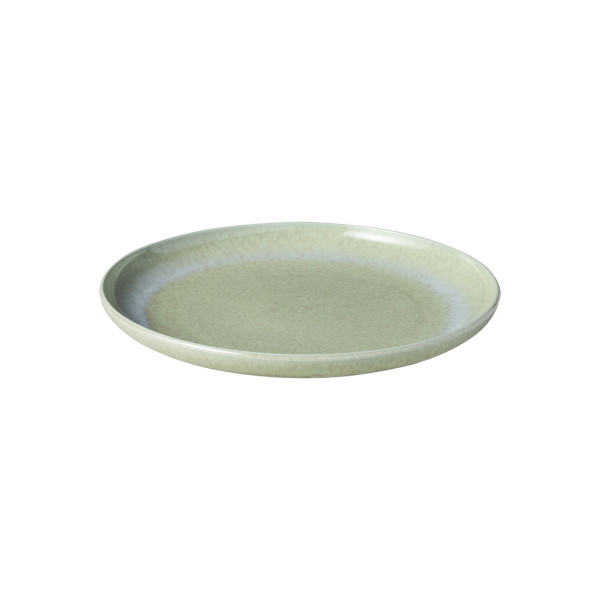 Frühstücksteller PERLEMOR ALGA in grün aus Bone China