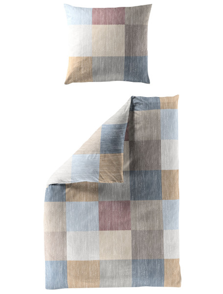 Bettwäsche Biber jeans aus Baumwolle