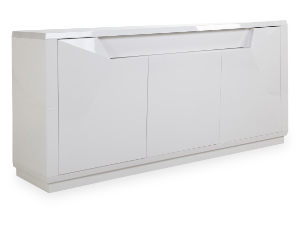 Sideboard Rolf Weber ALSFELD in weiß aus Lack Hochglanz