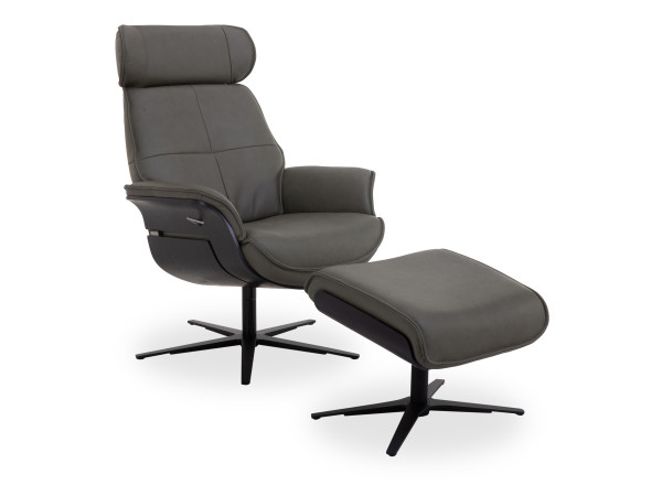 Relaxsessel MONDO IRIE in OLIVE aus Leder