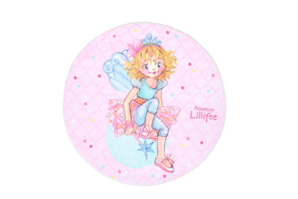 Teppich PRINZESSIN LILLIFEE in rosa aus Polyester