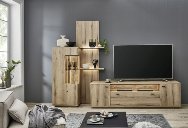 Wohnwand vito ALLOW in Eiche aus Dekor