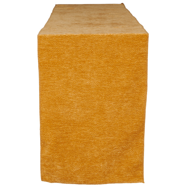 Tischläufer CHENILLE in curry aus Polyester