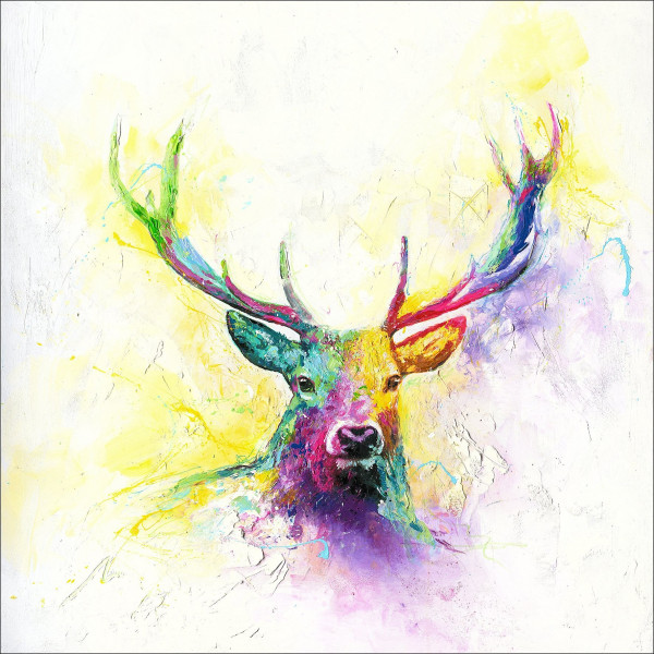 Hirsch (BHT 100x100x4 cm)