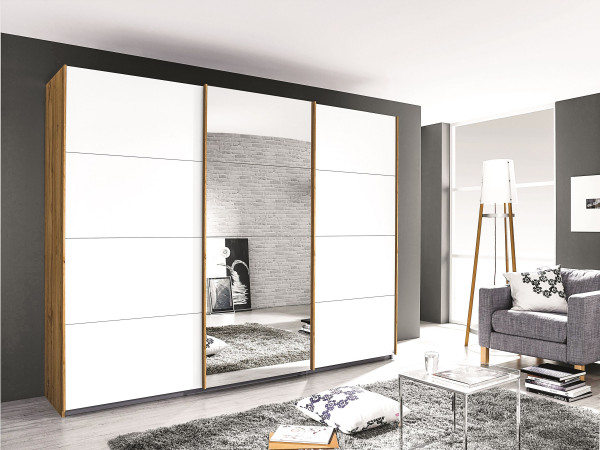 Kleiderschrank HARPER RATINGEN in weiß aus Dekor