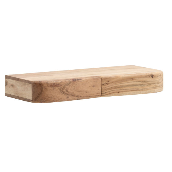 Wandregal in braun aus Holz