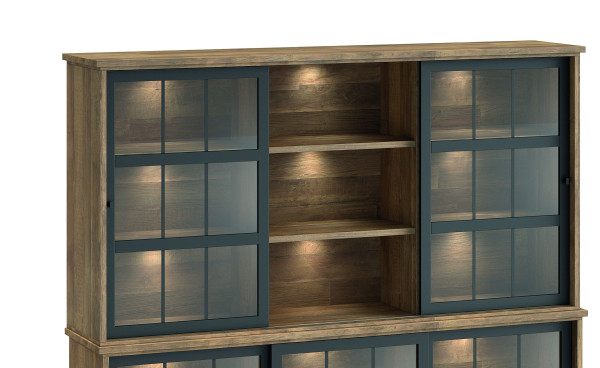 Buffet-Aufsatz HARPER ELTHAM in teak aus Dekor