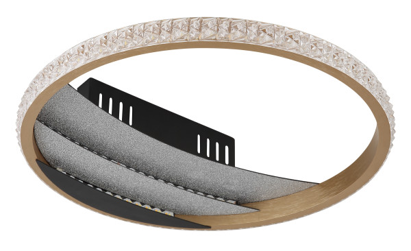 Deckenleuchte CONSTANCE in schwarz aus Metall