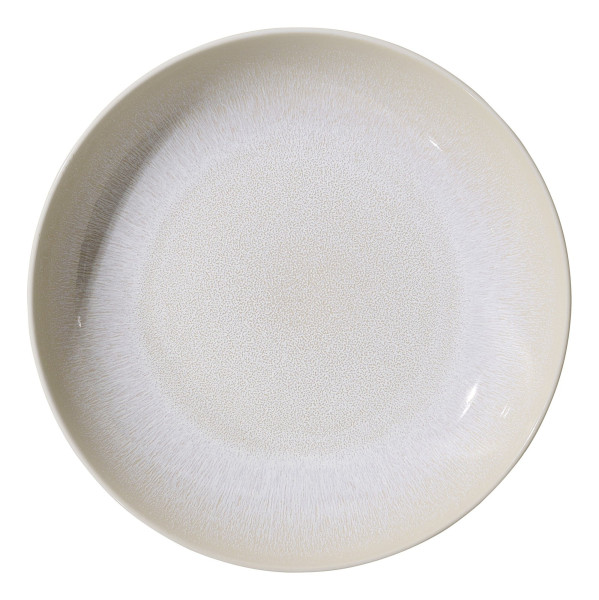 Suppenteller LAREDO in beige aus Steinzeug