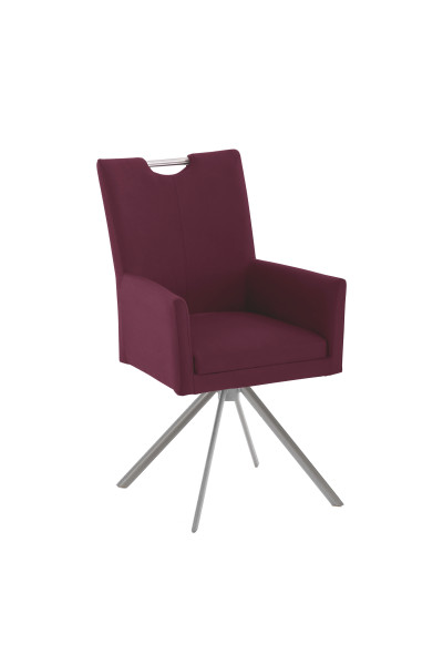 Polsterstuhl COLORADO in  Nirvana rot