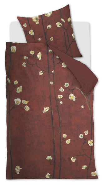 Bettwäsche PLUM BLOSSOMS Satin aus Baumwolle