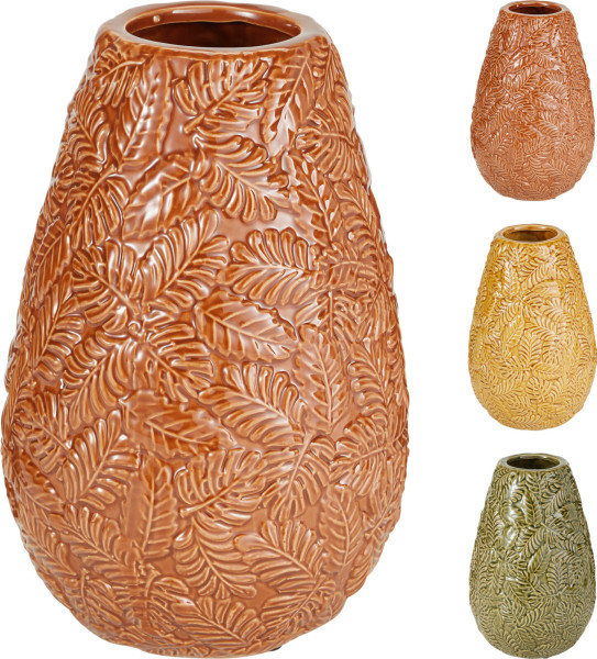 Vase BLATT in mehrfarbig