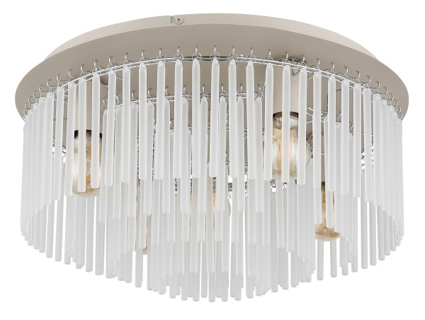 Deckenleuchte GORLEY in sand aus Metall