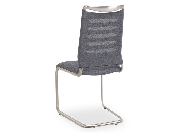 Freischwinger LILLI Plus in stone aus Stoff