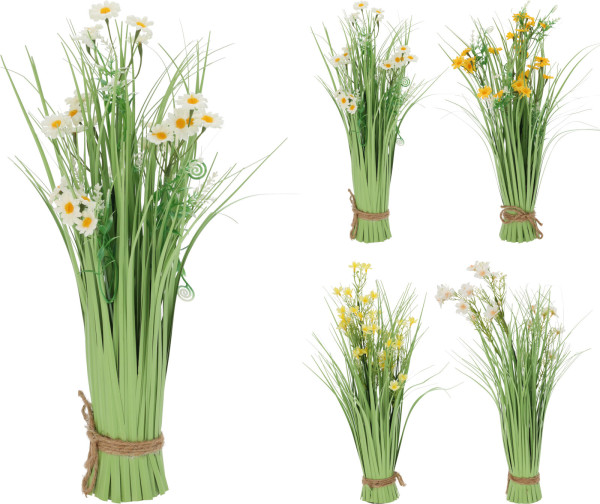 Kunstpflanze GRAS in grün aus Polypropylen