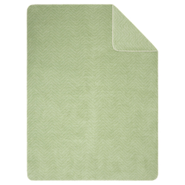 Wohndecke NAZCA Jaquard in grün aus Mischgewebe