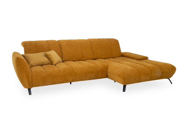 Polsterecke PENELOPE in Mustard aus Stoff
