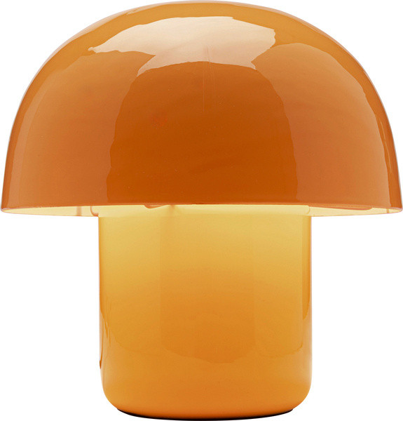 Tischleuchte MUSHROOM in orange aus Stahl