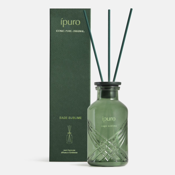Raumduft ipuro SAGE SUBLIME in grün aus Glas