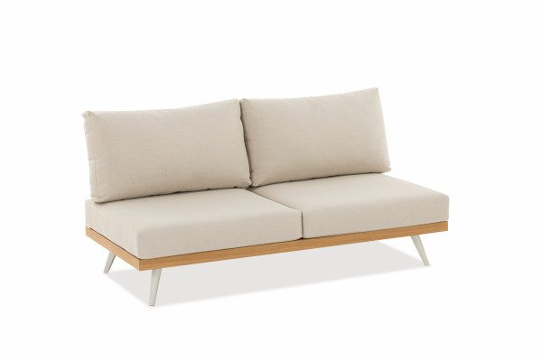 Gartensofa 2-sitzig CAVARA in mehrfarbig