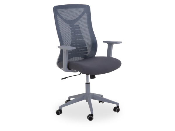 Drehstuhl HARPER AGRA in grau aus Nylon